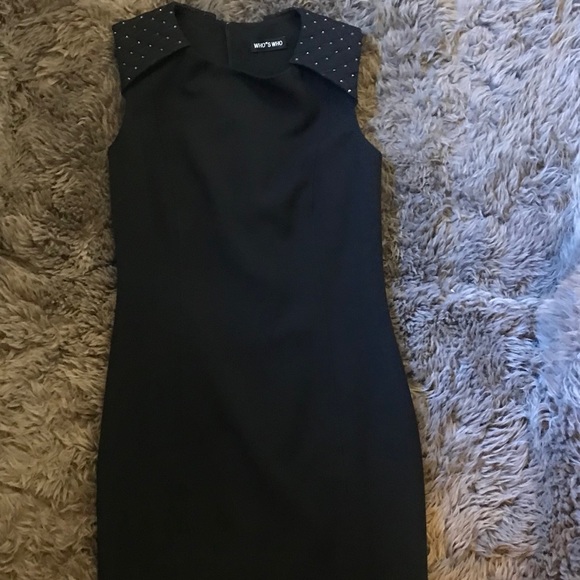 NWOT, Who’s who black Dress, size S. - Picture 1 of 6